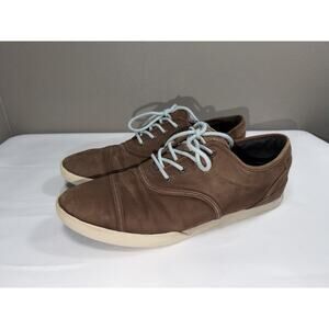 Macbeth Gatsby Men’s Size 12 Lace Up Brown Oiled Nubuck Fashion Sneakers Shoes